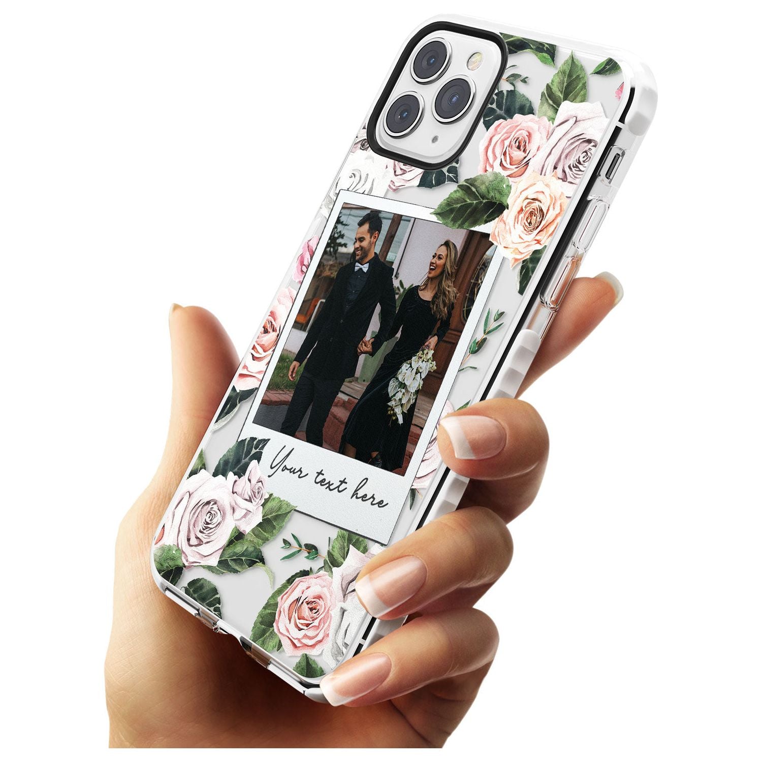 Floral Instant Film Slim TPU Phone Case for iPhone 11 Pro Max