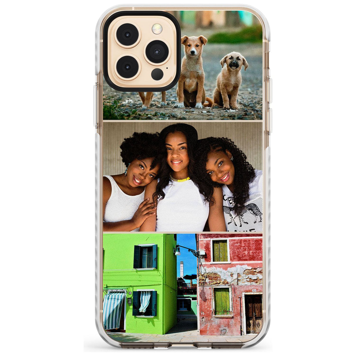 3 Photo Grid  Slim TPU Phone Case for iPhone 11 Pro Max