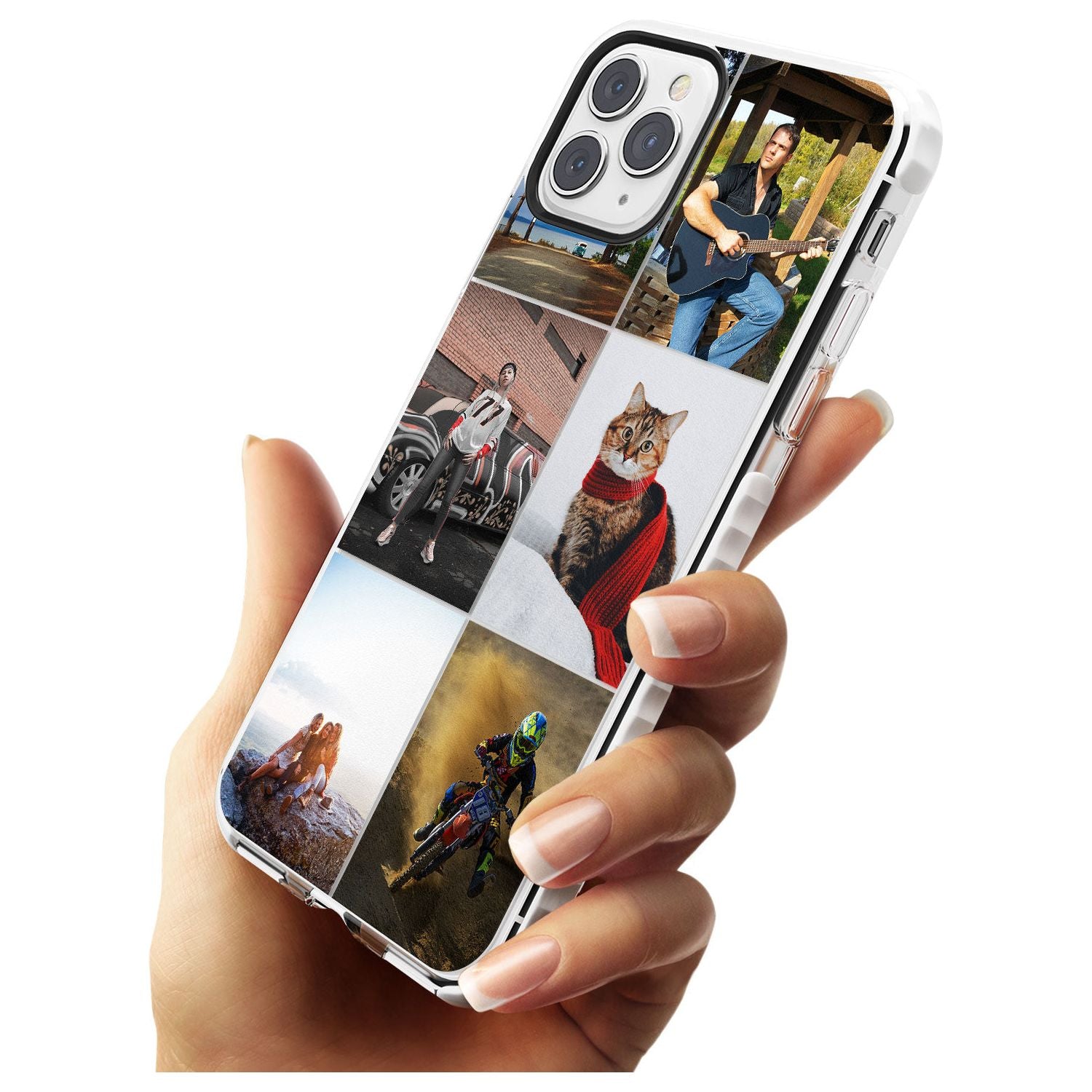 6 Photo Grid  Slim TPU Phone Case for iPhone 11 Pro Max