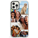 Personalised Heart Photo Grid Impact Phone Case for iPhone 11, iphone 12