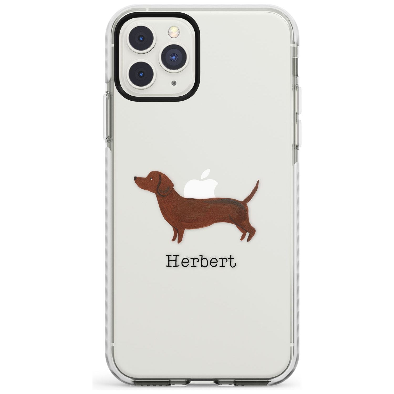 Hand Painted Sausage Dog Impact Phone Case for iPhone 11 Pro Max