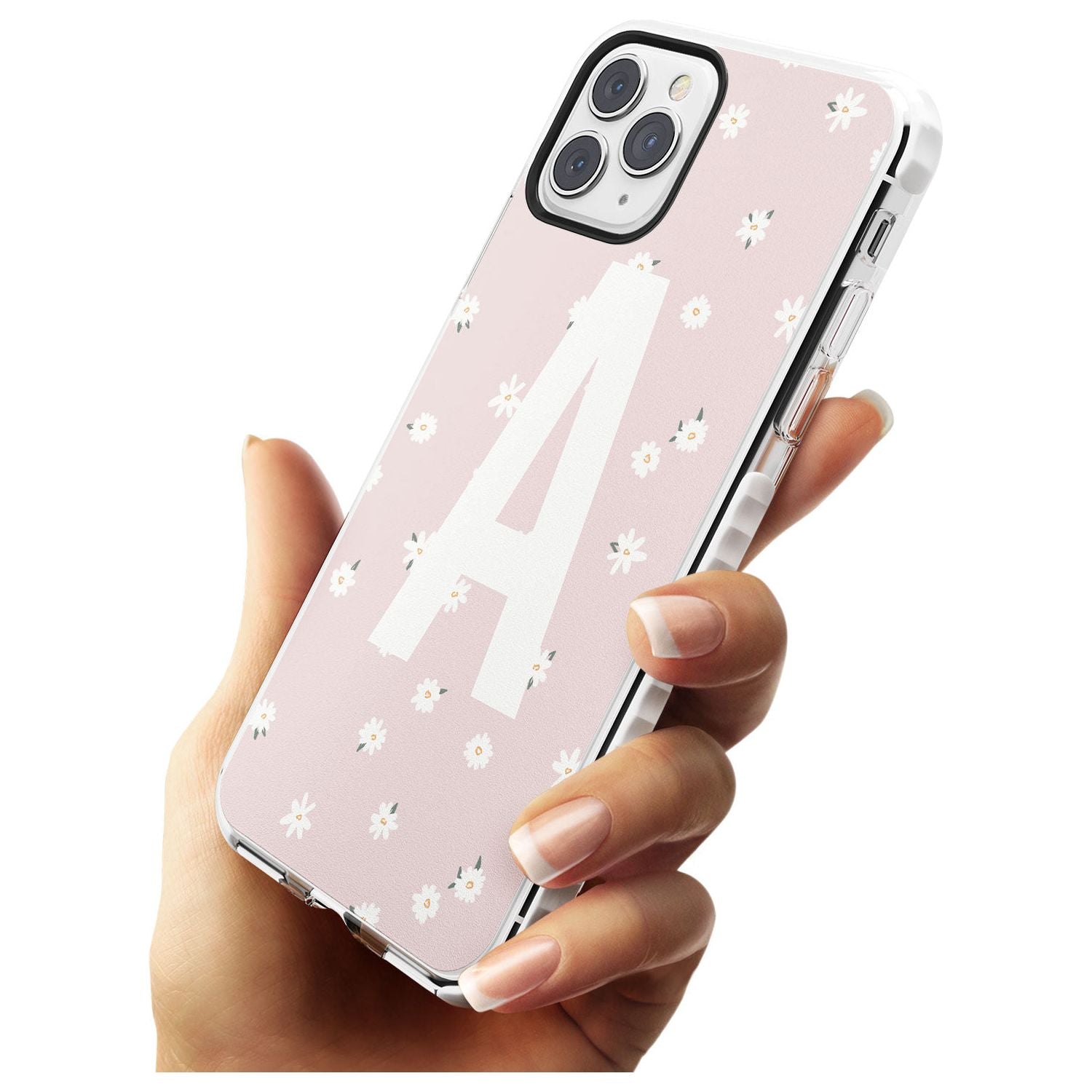Pink Daisy Custom Impact Phone Case for iPhone 11 Pro Max