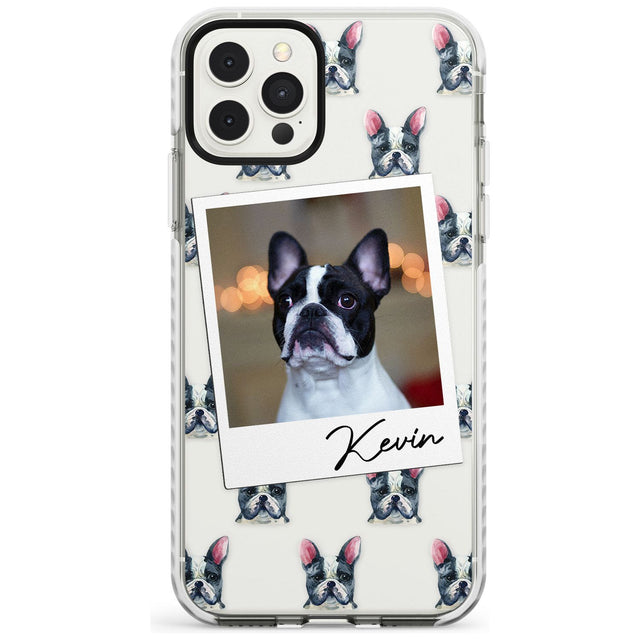 French Bulldog, Black & White - Custom Dog Photo Slim TPU Phone Case for iPhone 11 Pro Max