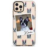 French Bulldog, Black & White - Custom Dog Photo Slim TPU Phone Case for iPhone 11 Pro Max