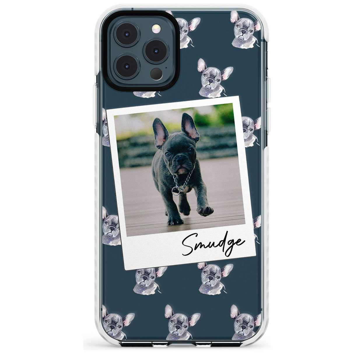 French Bulldog, Grey - Custom Dog Photo Slim TPU Phone Case for iPhone 11 Pro Max