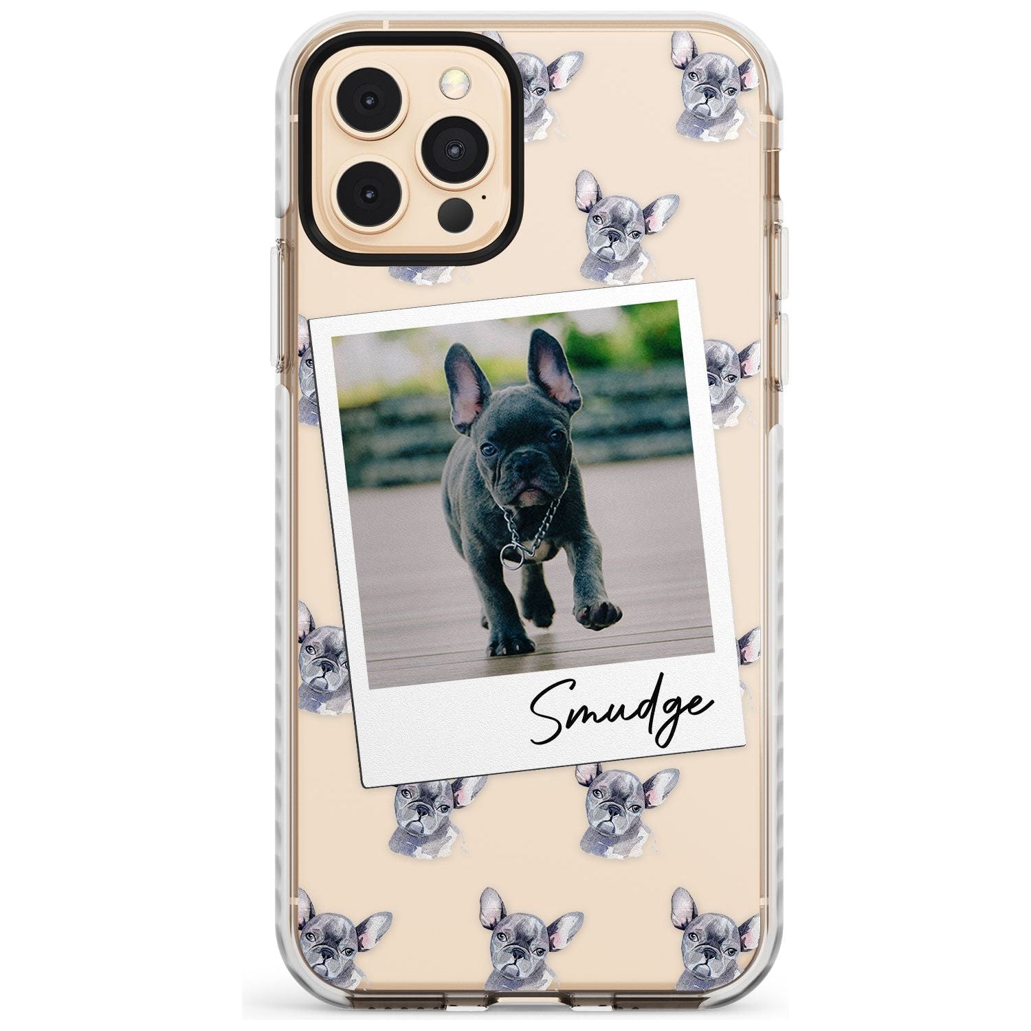 French Bulldog, Grey - Custom Dog Photo Slim TPU Phone Case for iPhone 11 Pro Max