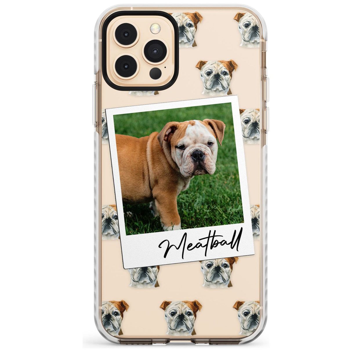 English Bulldog - Custom Dog Photo Slim TPU Phone Case for iPhone 11 Pro Max