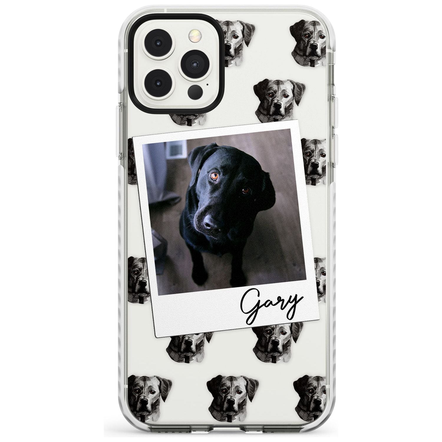Labrador, Black - Custom Dog Photo Slim TPU Phone Case for iPhone 11 Pro Max