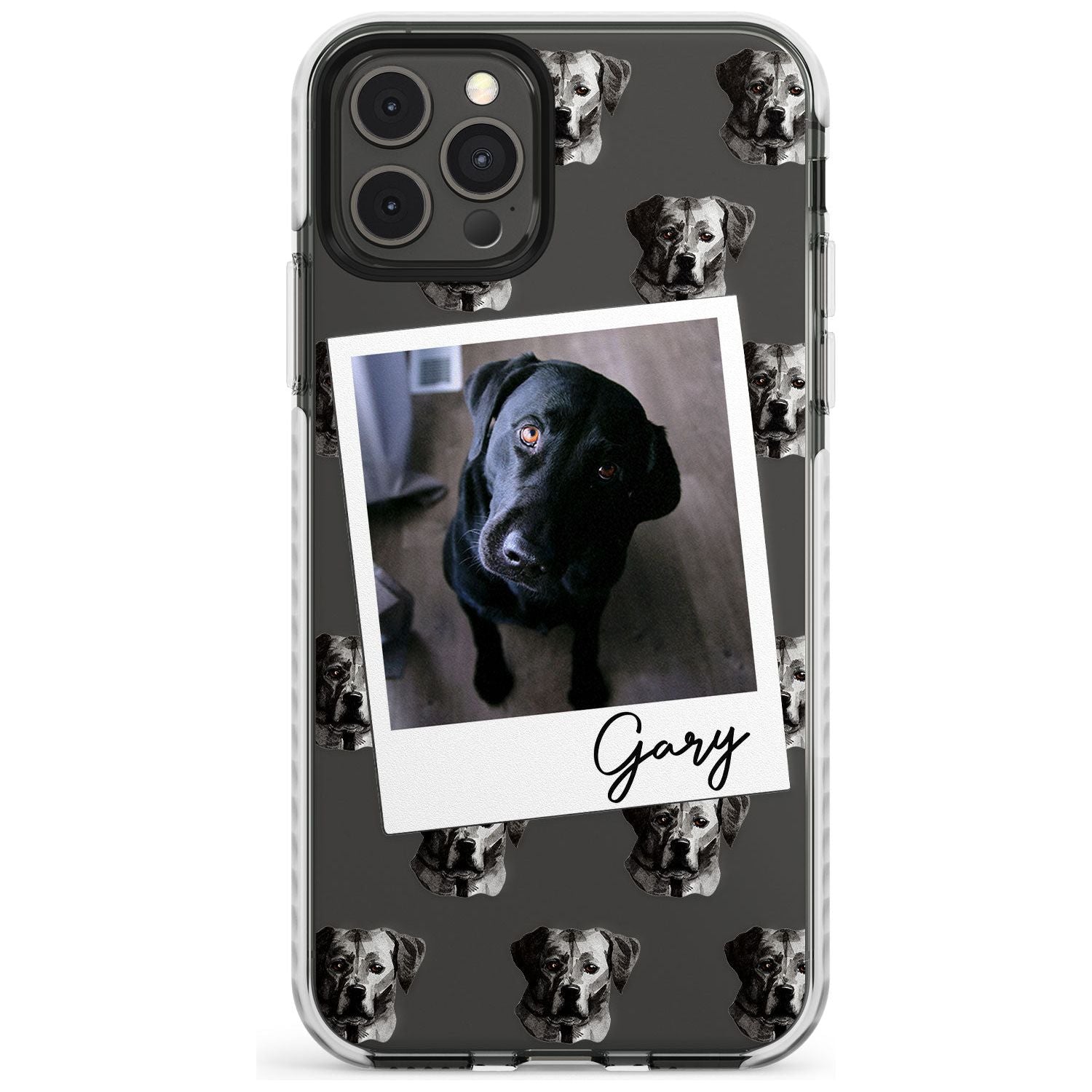 Labrador, Black - Custom Dog Photo Slim TPU Phone Case for iPhone 11 Pro Max