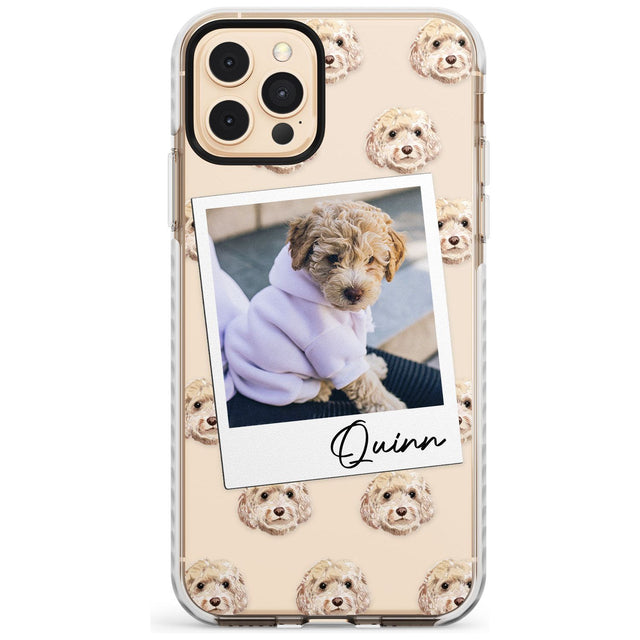 Cockapoo, Cream - Custom Dog Photo Slim TPU Phone Case for iPhone 11 Pro Max