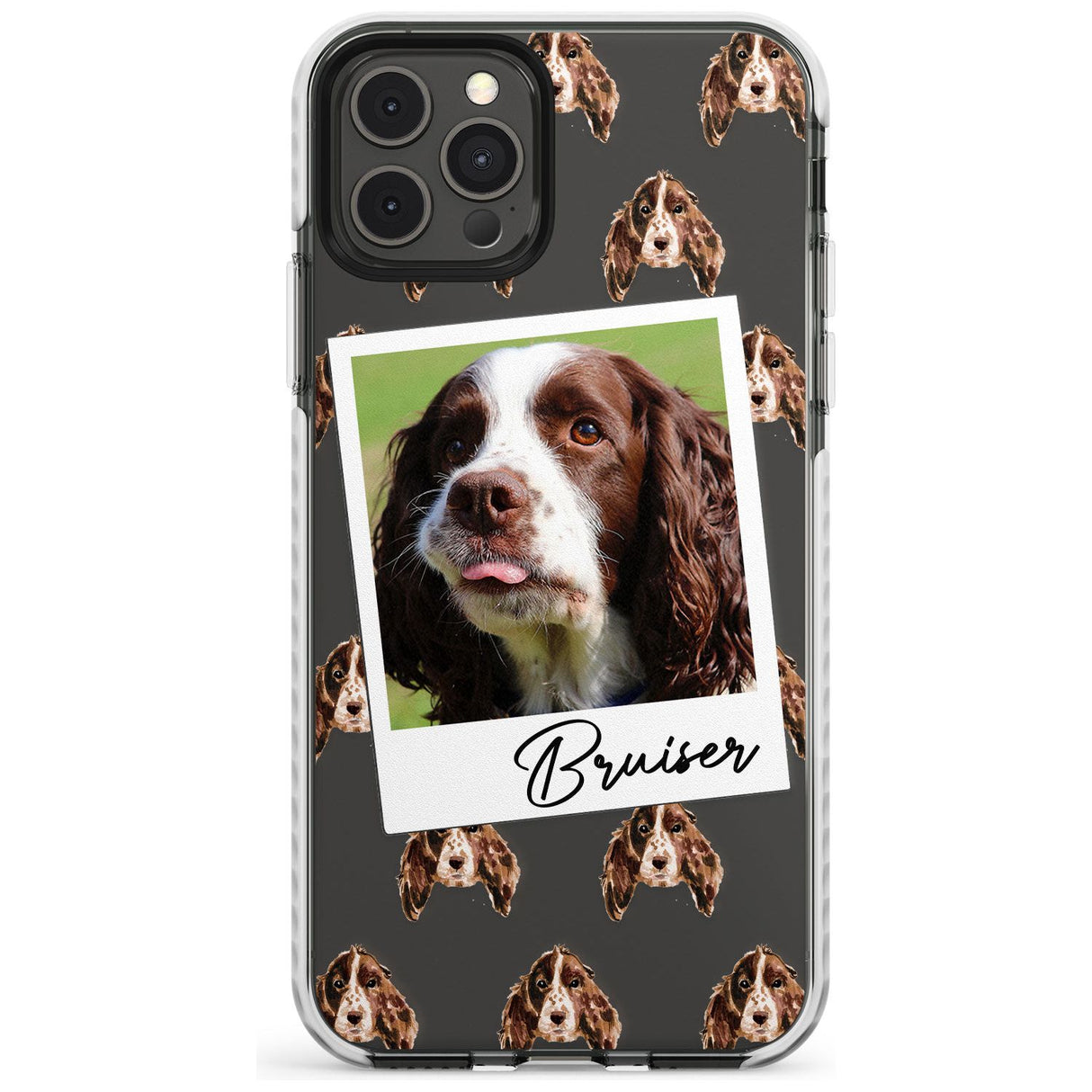 Springer Spaniel - Custom Dog Photo Slim TPU Phone Case for iPhone 11 Pro Max