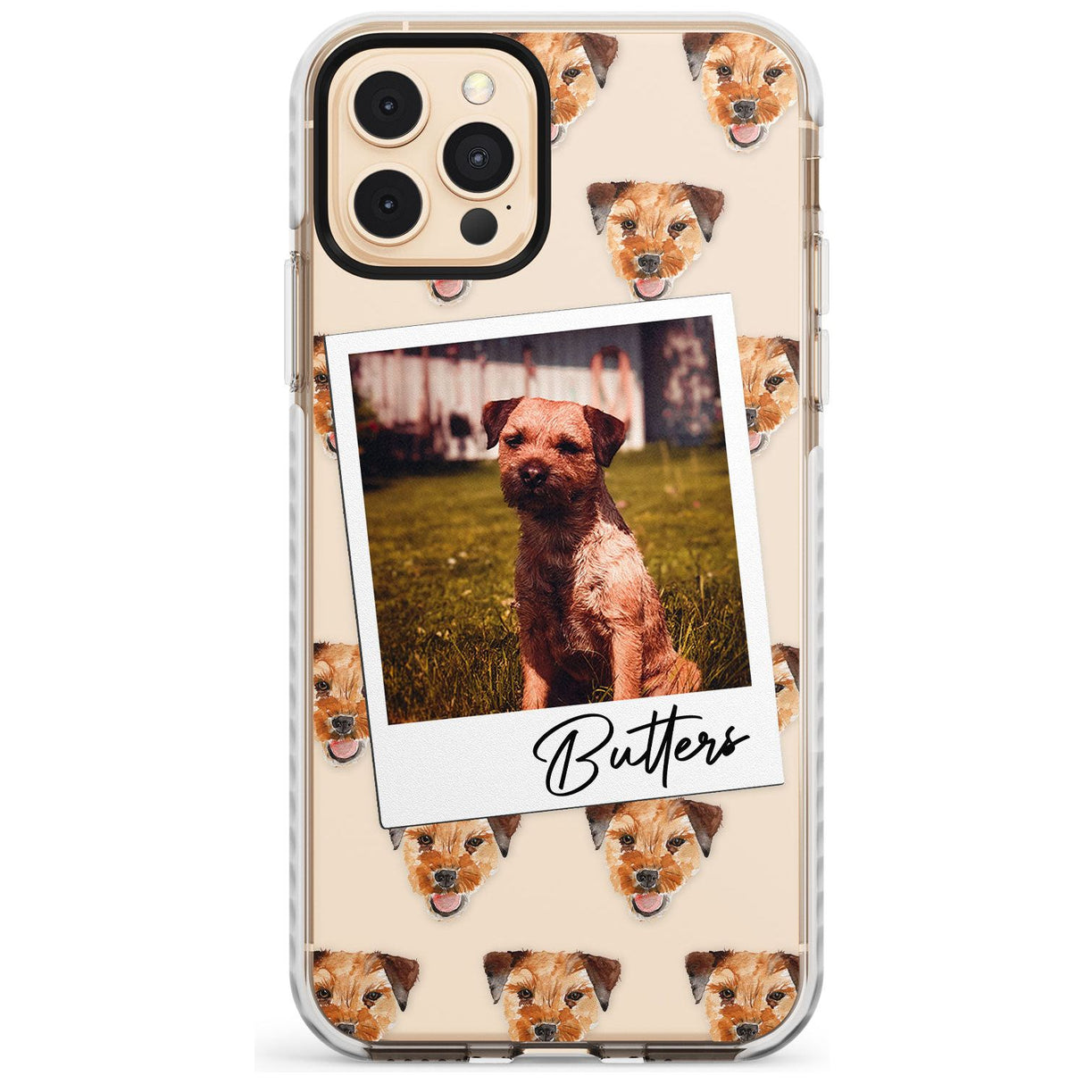 Border Terrier - Custom Dog Photo Slim TPU Phone Case for iPhone 11 Pro Max