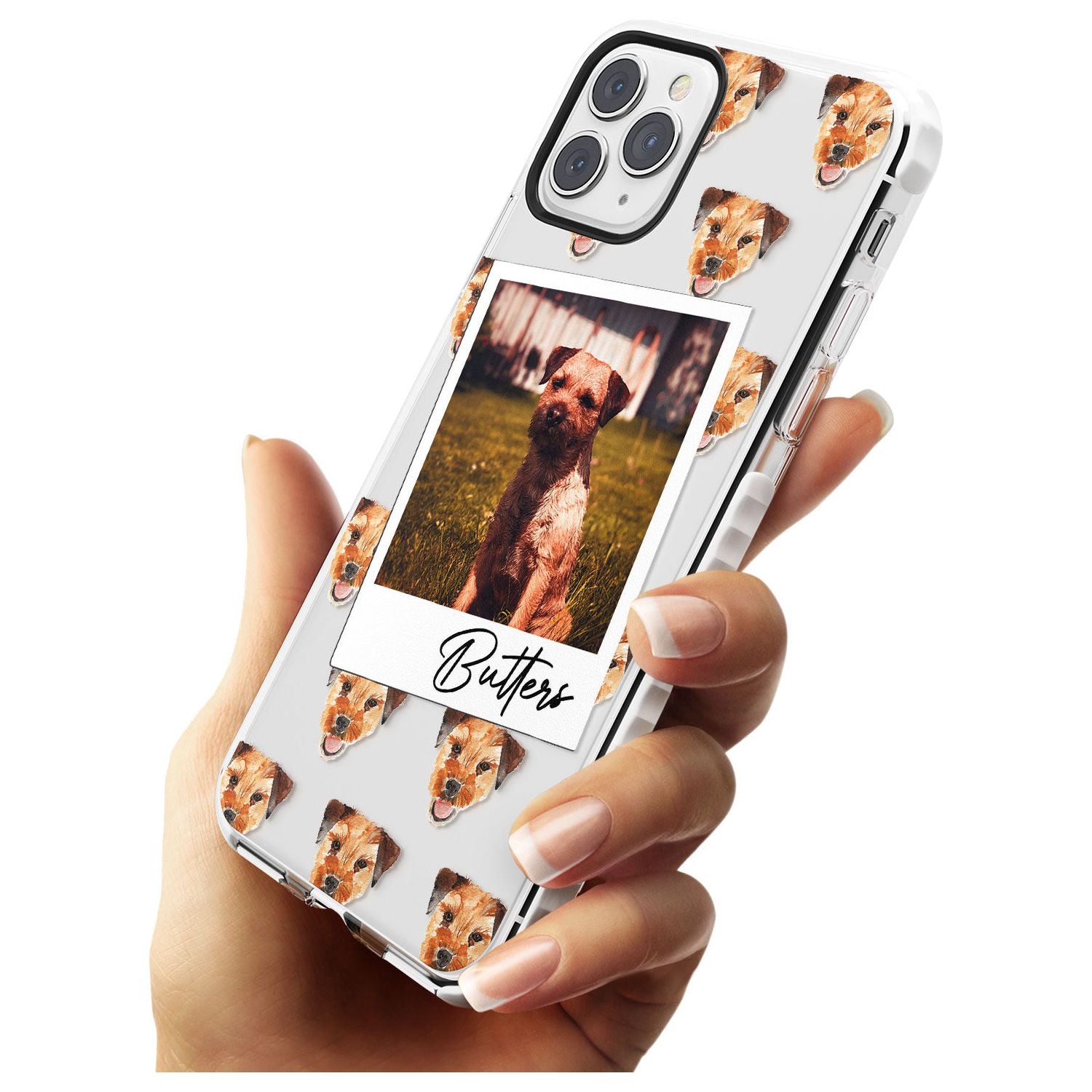 Border Terrier - Custom Dog Photo Slim TPU Phone Case for iPhone 11 Pro Max