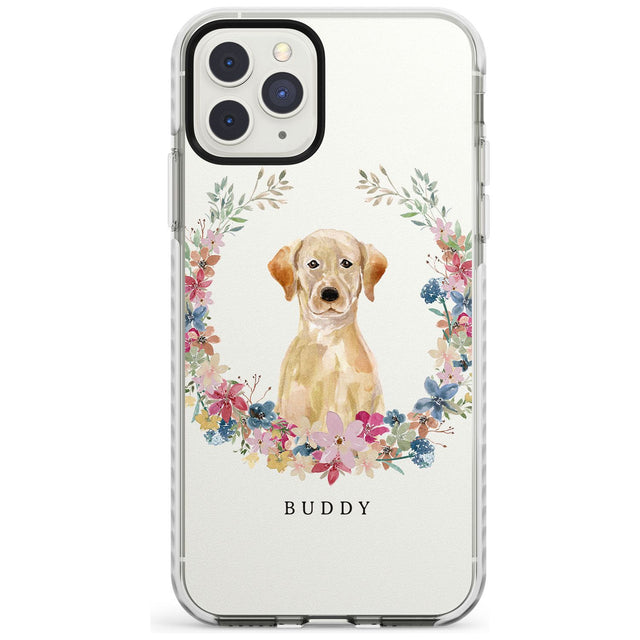 Yellow Labrador Retriever Dog Portrait Impact Phone Case for iPhone 11 Pro Max