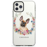 Tan French Bulldog Watercolour Dog Portrait Impact Phone Case for iPhone 11 Pro Max