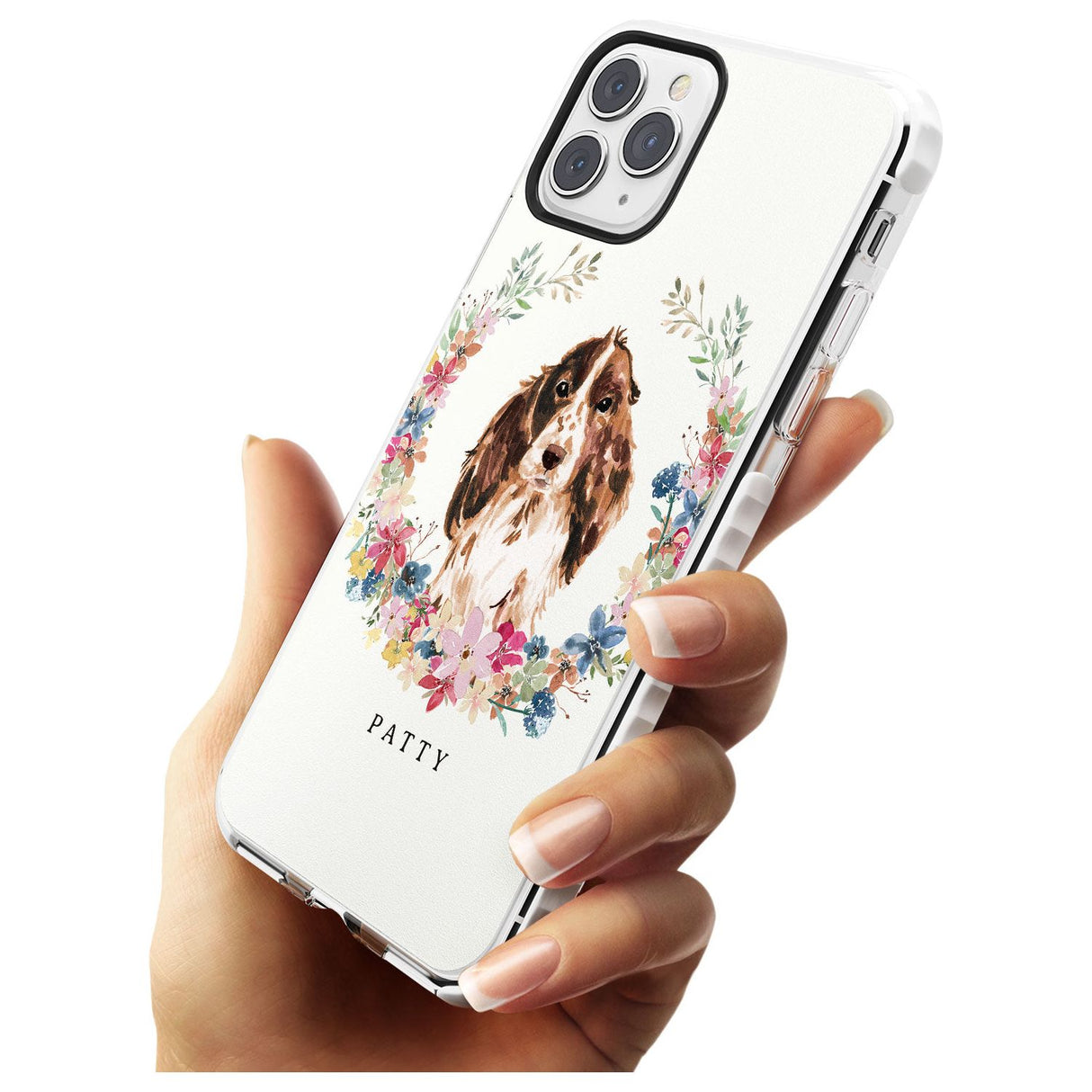 Brown Cocker Spaniel - Watercolour Dog Portrait Impact Phone Case for iPhone 11 Pro Max