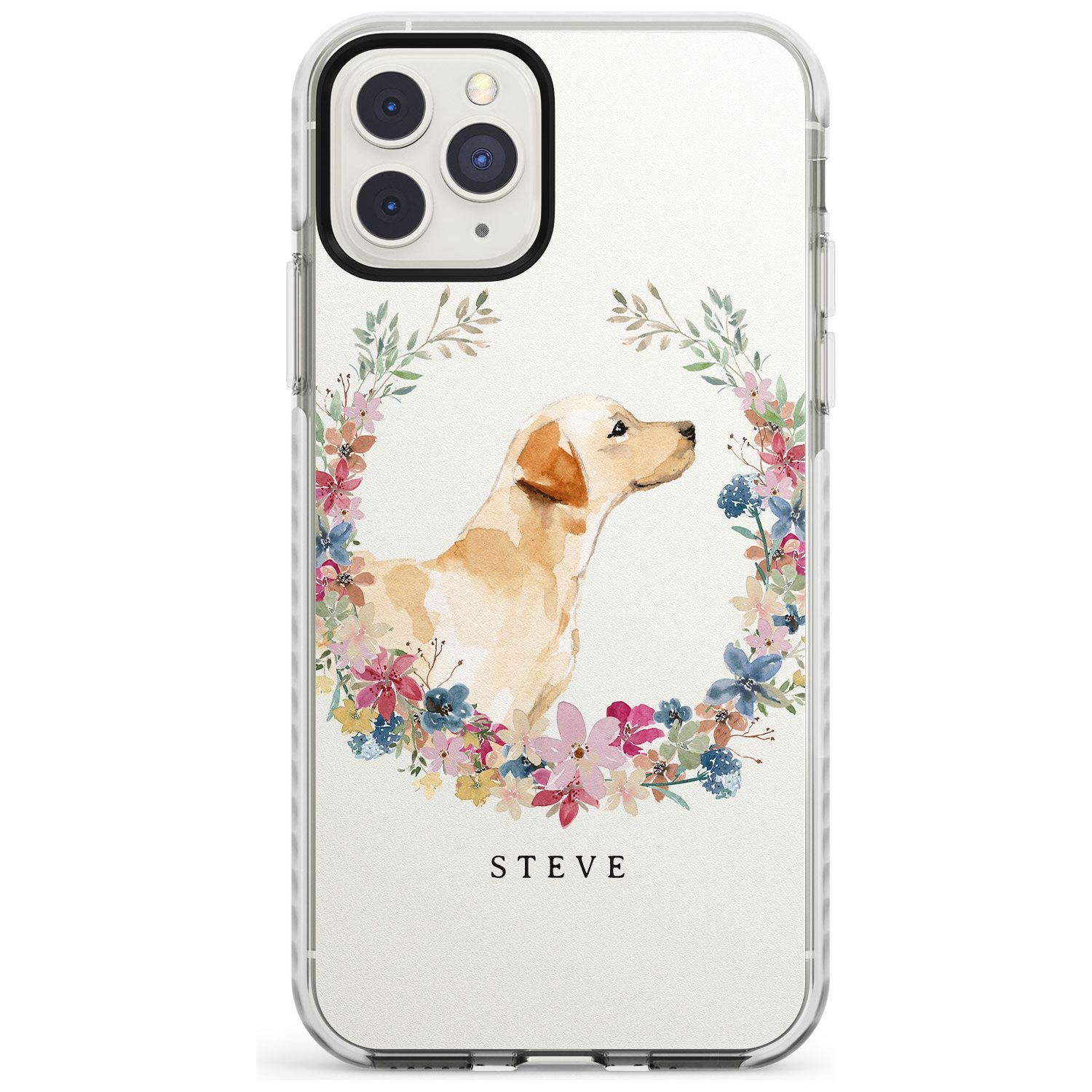 Yellow Labrador - Watercolour Dog Portrait Impact Phone Case for iPhone 11 Pro Max