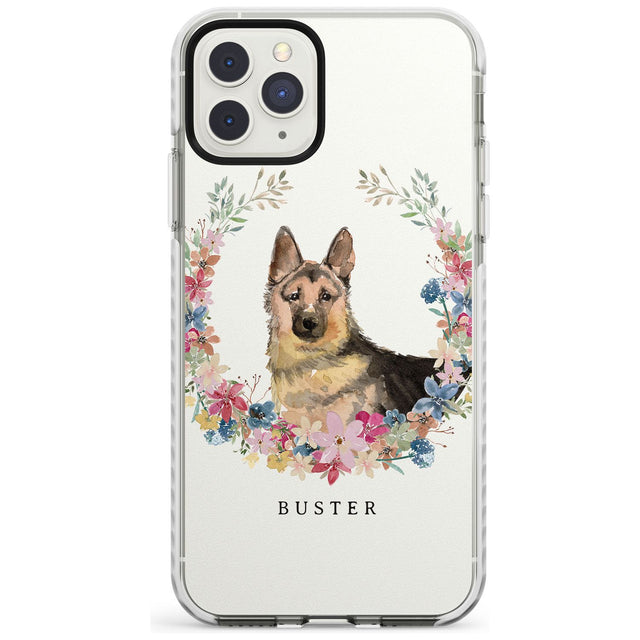 German Shepherd - Watercolour Dog Portrait Impact Phone Case for iPhone 11 Pro Max
