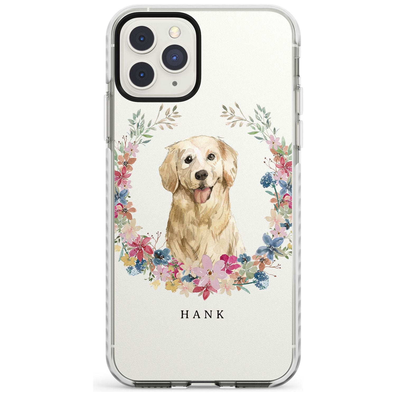 Golden Retriever - Watercolour Dog Portrait Impact Phone Case for iPhone 11 Pro Max