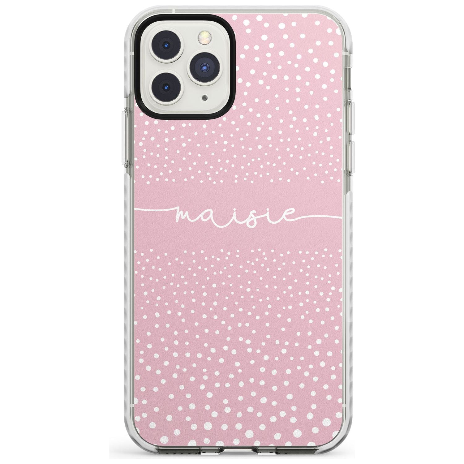 Custom Pink Dots iPhone Case  Impact Case Custom Phone Case - Case Warehouse