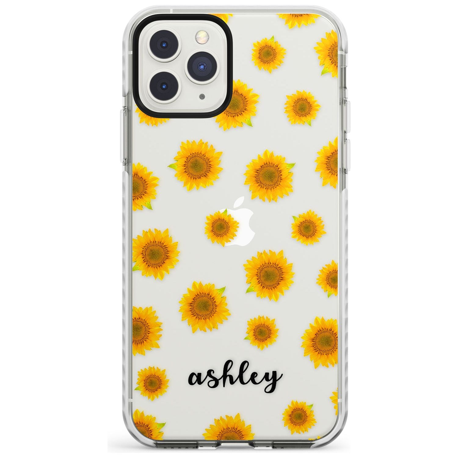 Sunflowers & Cursive iPhone Case  Impact Case Custom Phone Case - Case Warehouse
