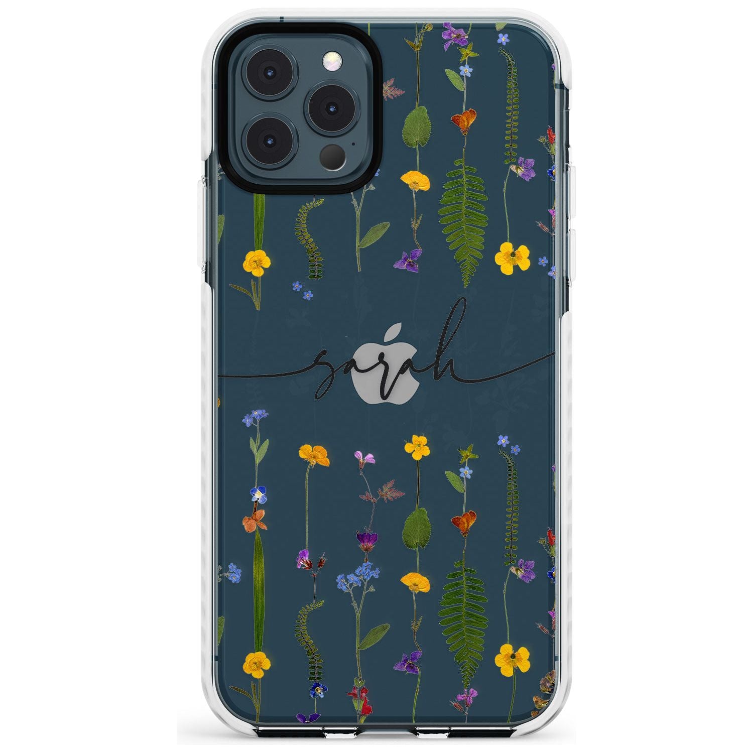 Custom Wildflower Lines Slim TPU Phone Case for iPhone 11 Pro Max