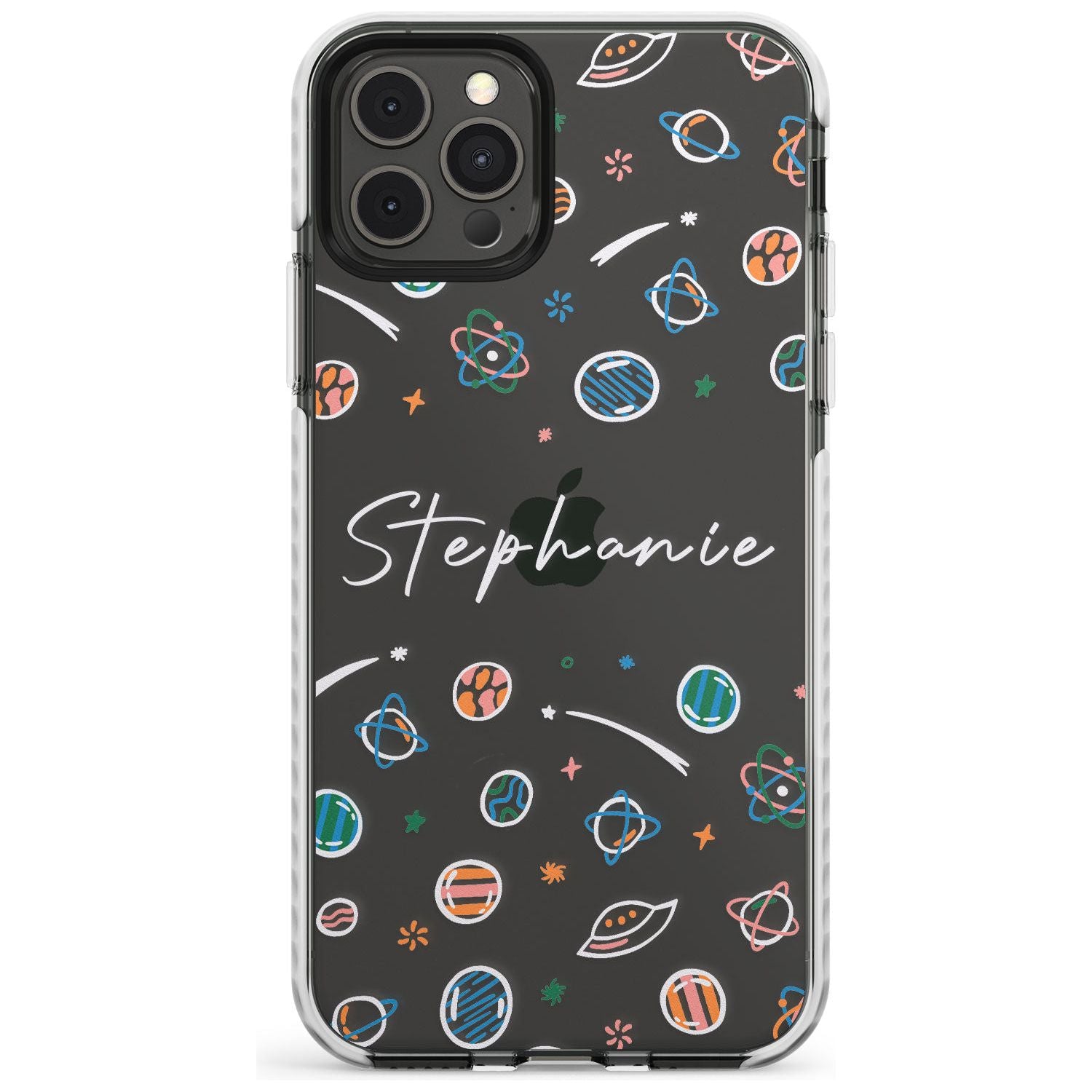 Customisable Space Pattern (Clear) Slim TPU Phone Case for iPhone 11 Pro Max