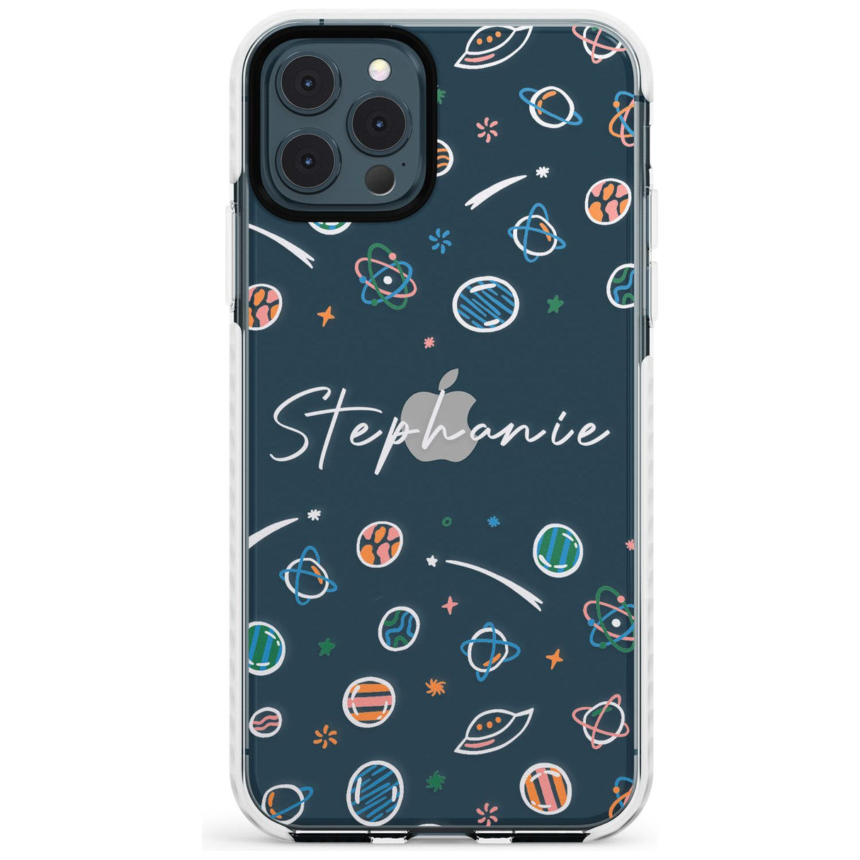 Customisable Space Pattern (Clear) Slim TPU Phone Case for iPhone 11 Pro Max