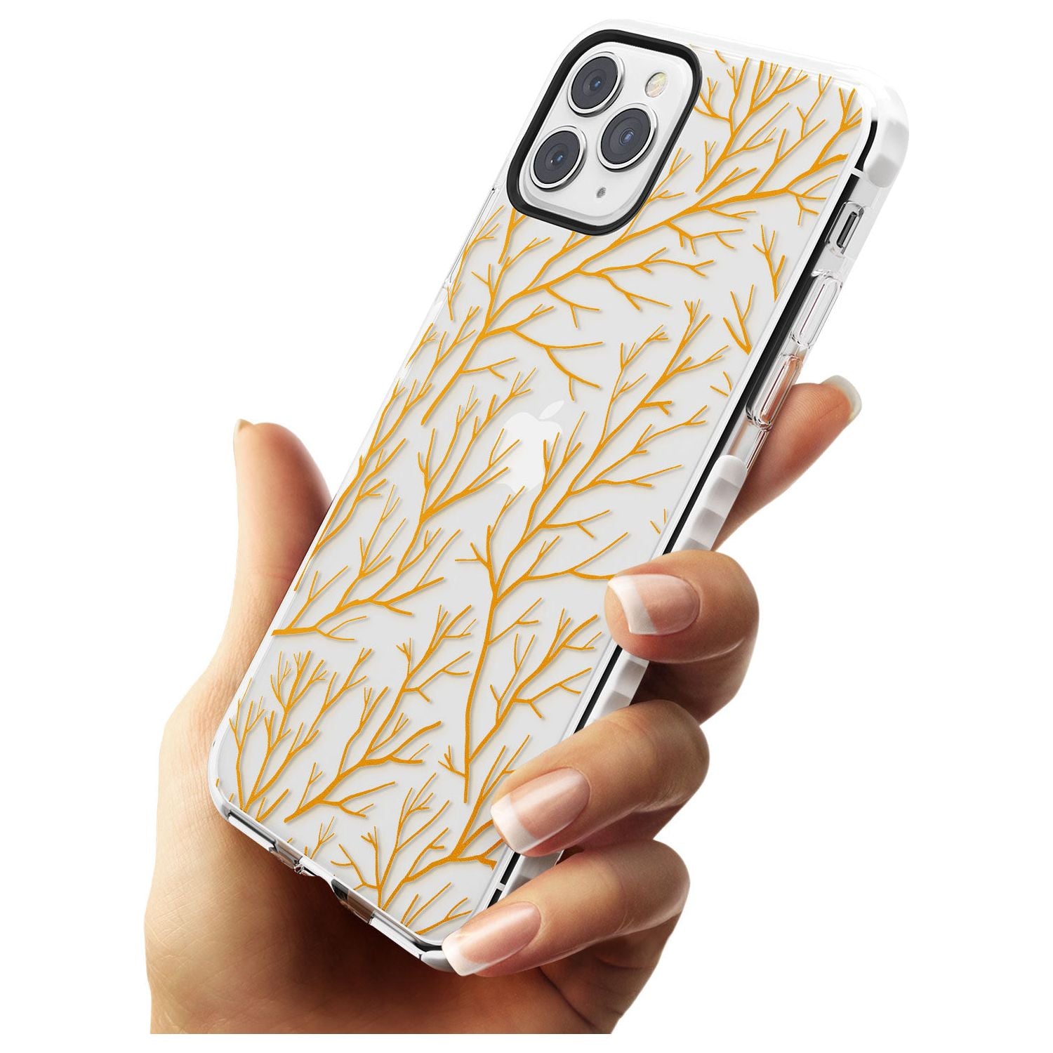 Personalised Bramble Branches Pattern Impact Phone Case for iPhone 11 Pro Max