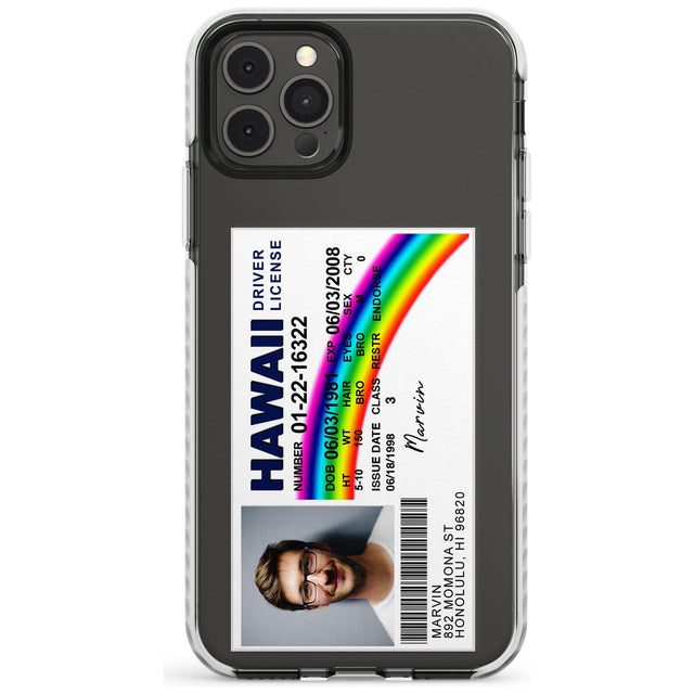 Personalised Hawaii Driving License Impact Phone Case for iPhone 11 Pro Max