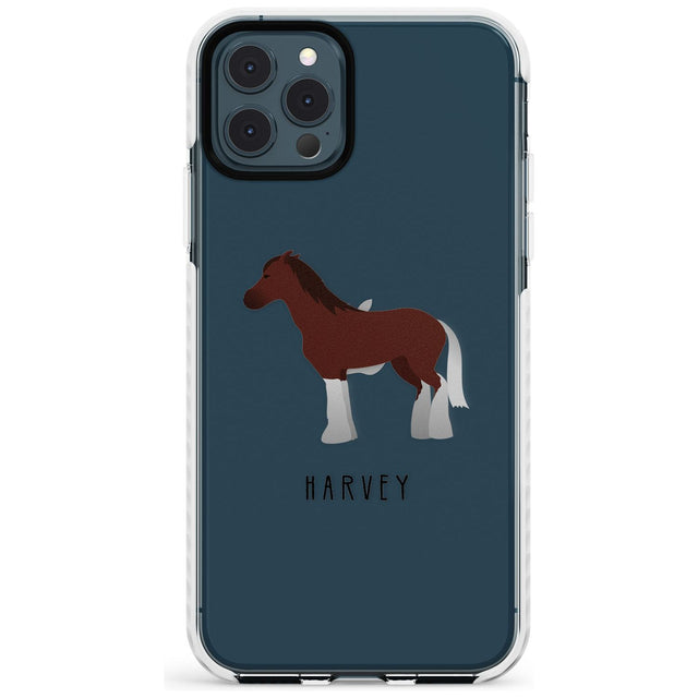 Personalised Brown Horse Impact Phone Case for iPhone 11 Pro Max