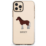 Personalised Brown Horse Impact Phone Case for iPhone 11 Pro Max