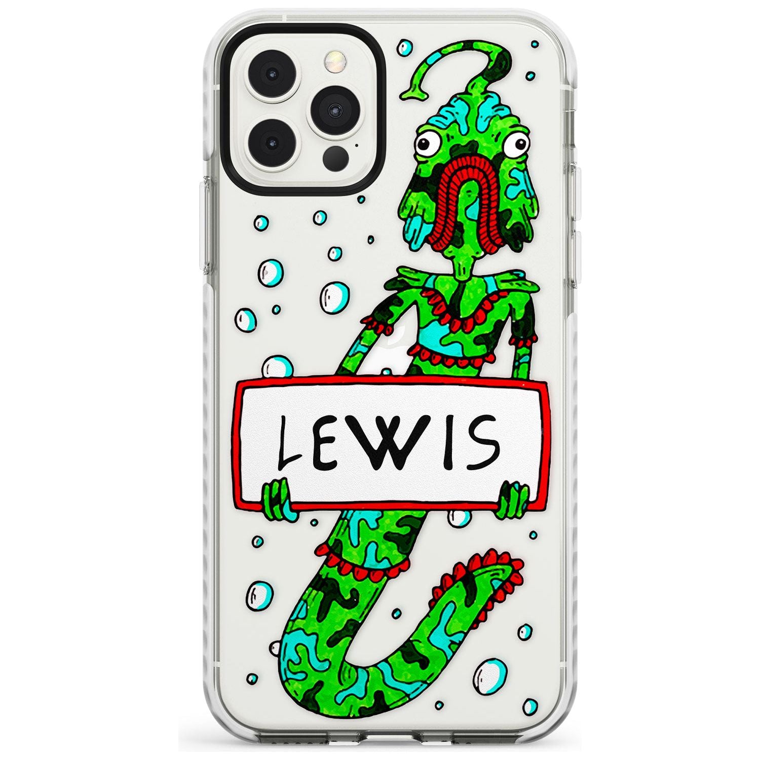 Personalised Custom Fish Boy Impact Phone Case for iPhone 11 Pro Max