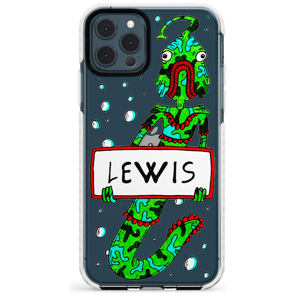 Personalised Custom Fish Boy Impact Phone Case for iPhone 11 Pro Max