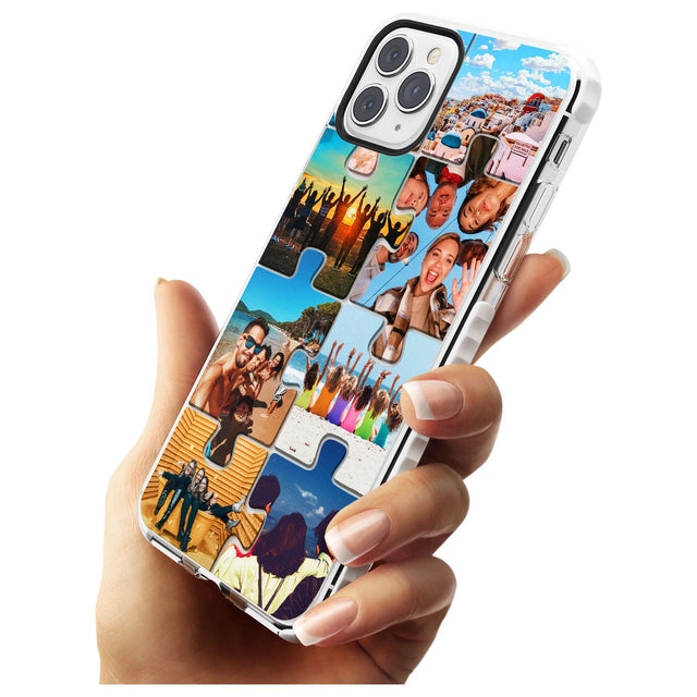 Personalised Jigsaw Photo Grid Impact Phone Case for iPhone 11 Pro Max