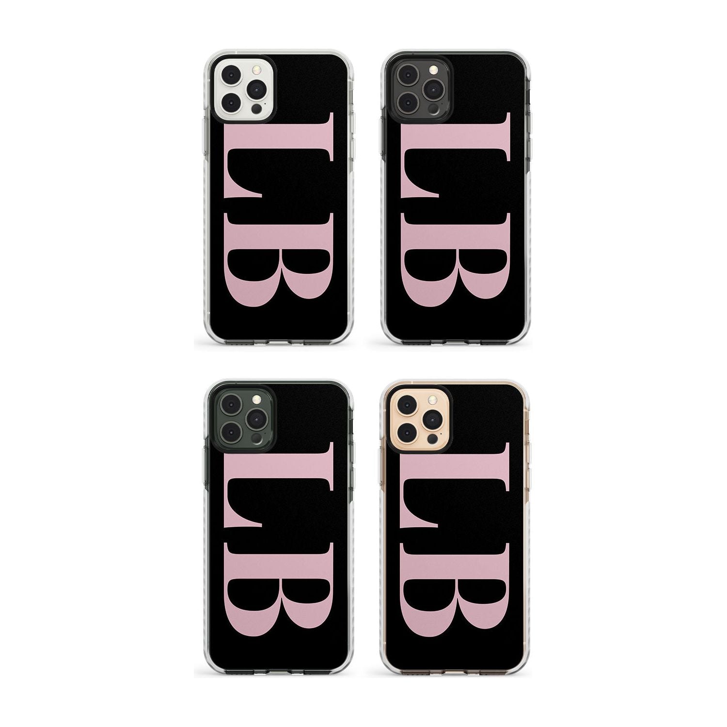 White Stars on Clear Impact Phone Case for iPhone 11, iphone 12