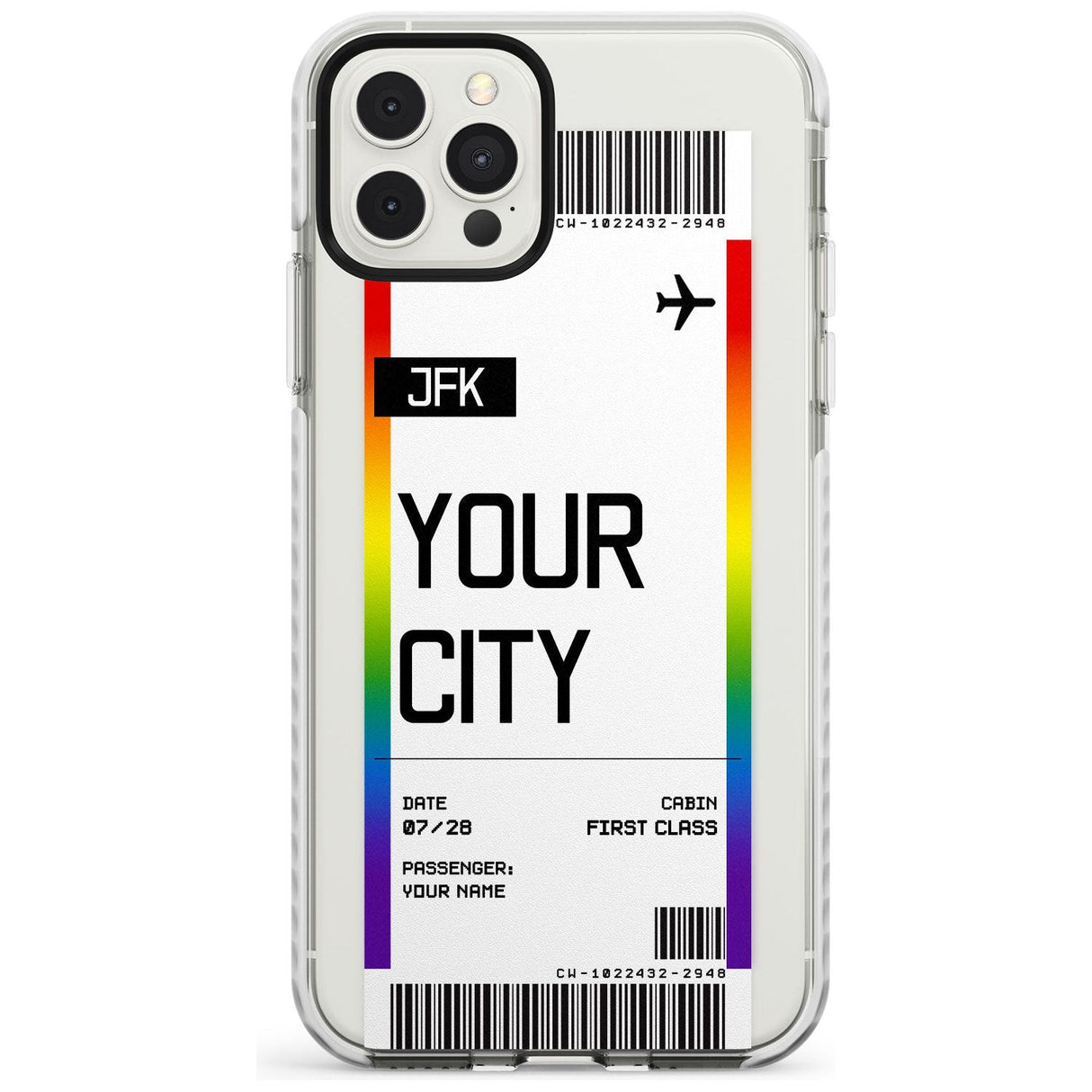 Pride Boarding Pass (Limited Edition) Impact Phone Case for iPhone 11, iphone 12