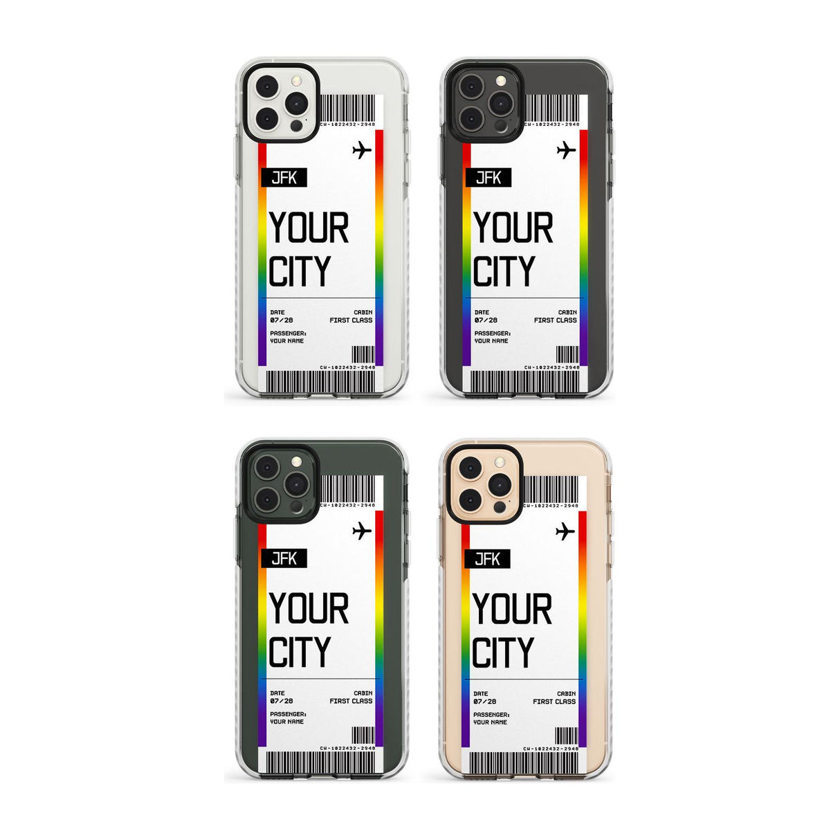 Pride Boarding Pass (Limited Edition) Impact Phone Case for iPhone 11, iphone 12