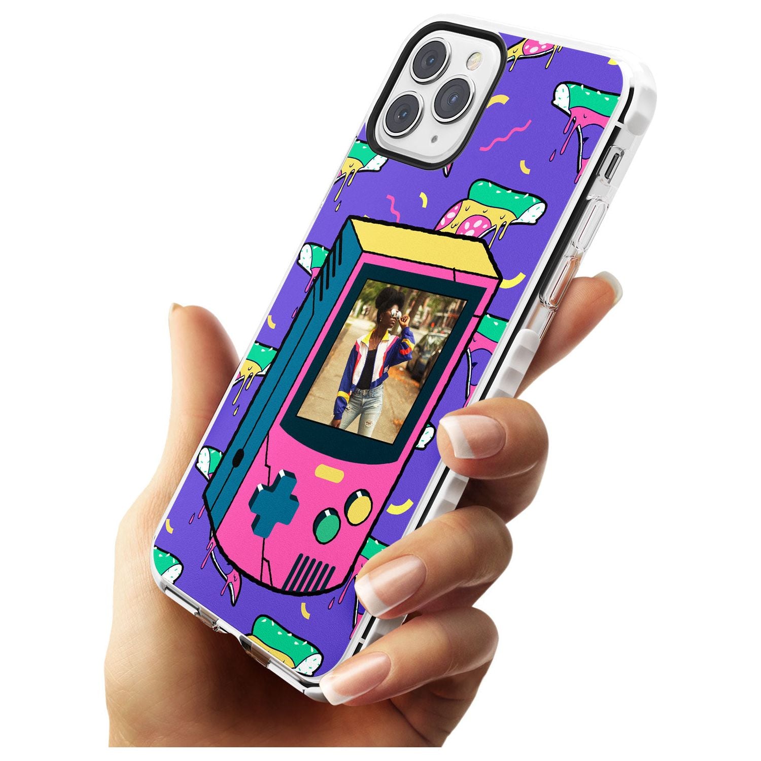 Personalised Retro Game Photo Case Impact Phone Case for iPhone 11 Pro Max
