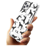 Personalised Cheetah Pattern: Black & White Slim TPU Phone Case for iPhone 11 Pro Max