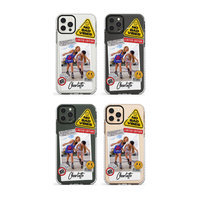 Personalised Snake Instant Photo Impact Phone Case for iPhone 11, iphone 12