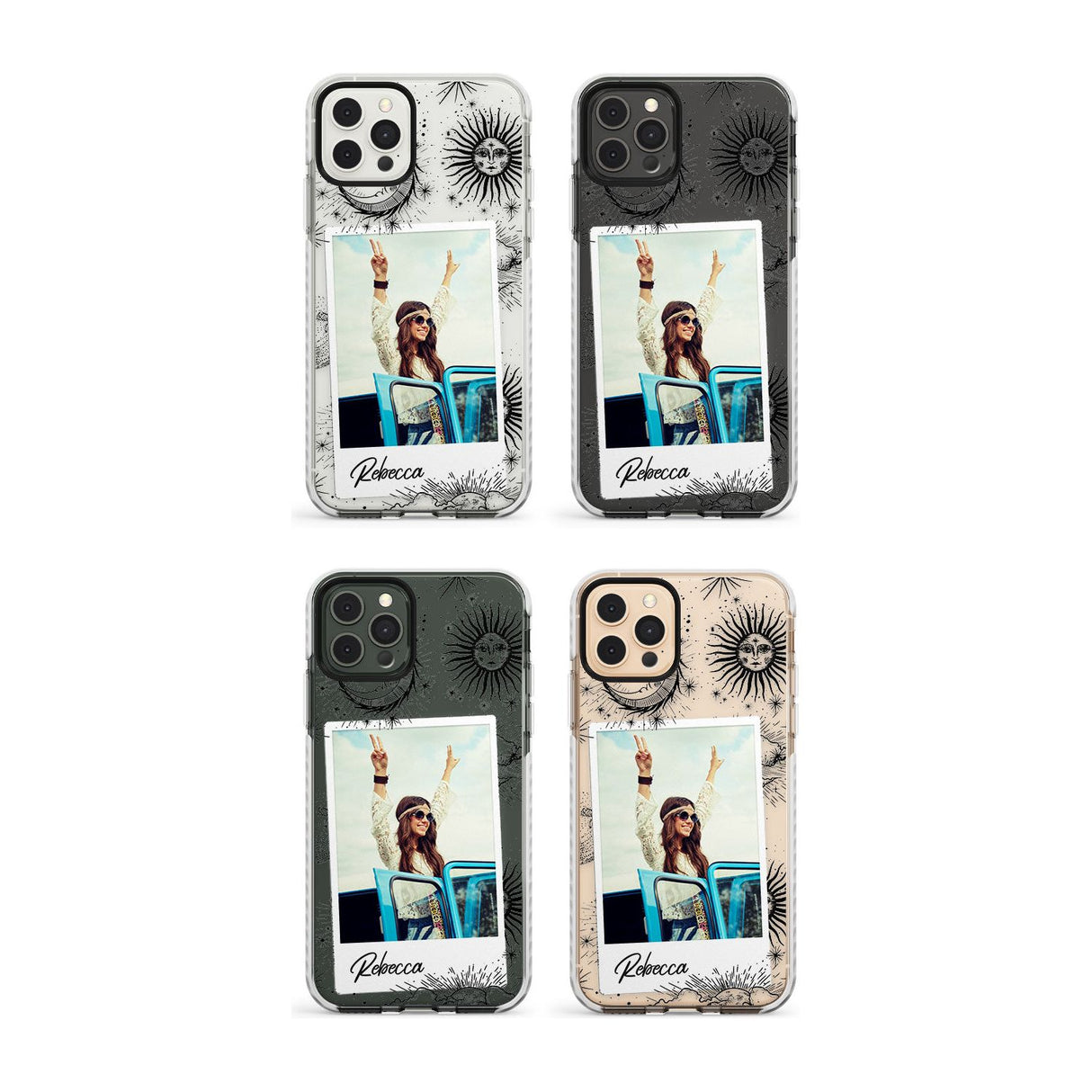 Personalised Snake Instant Photo Impact Phone Case for iPhone 11, iphone 12