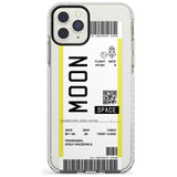 Moon Custom Space Travel Ticket iPhone Case  Impact Case Custom Phone Case - Case Warehouse