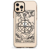 Wheel of Fortune Tarot Card - Transparent Slim TPU Phone Case for iPhone 11 Pro Max