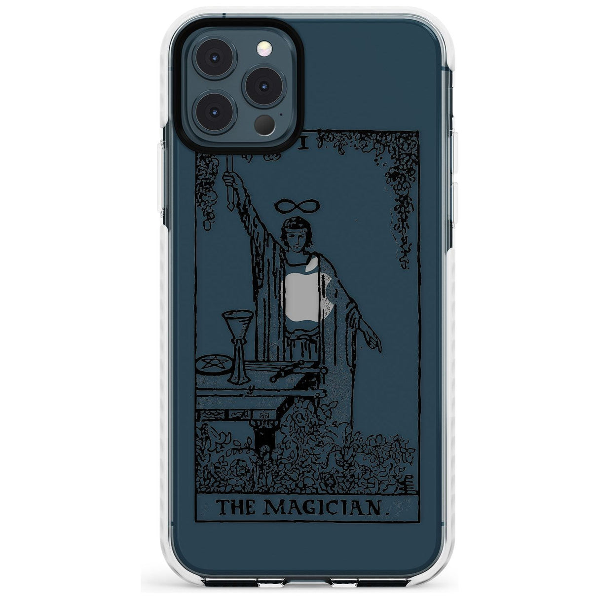 The Magician Tarot Card - Transparent Slim TPU Phone Case for iPhone 11 Pro Max