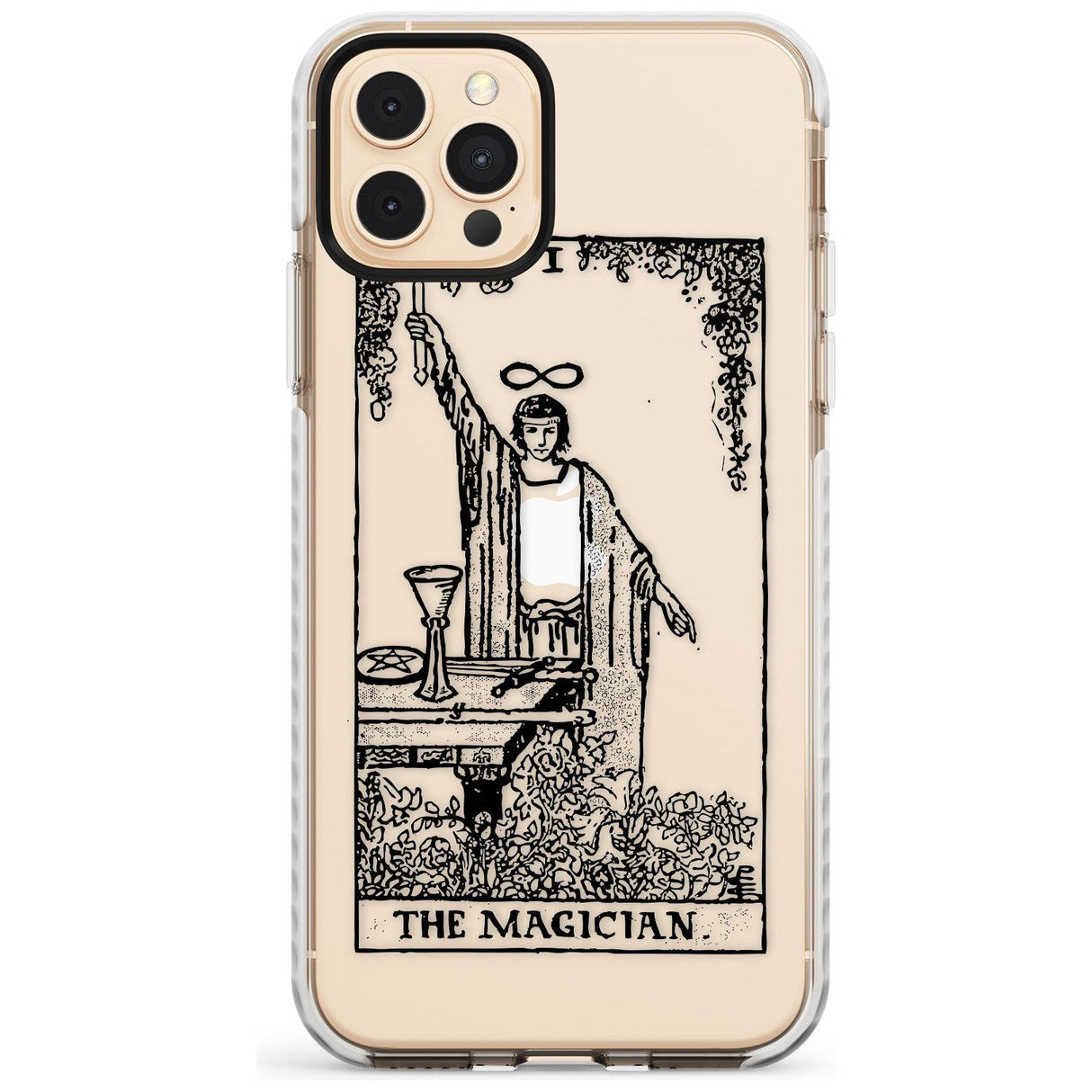 The Magician Tarot Card - Transparent Slim TPU Phone Case for iPhone 11 Pro Max