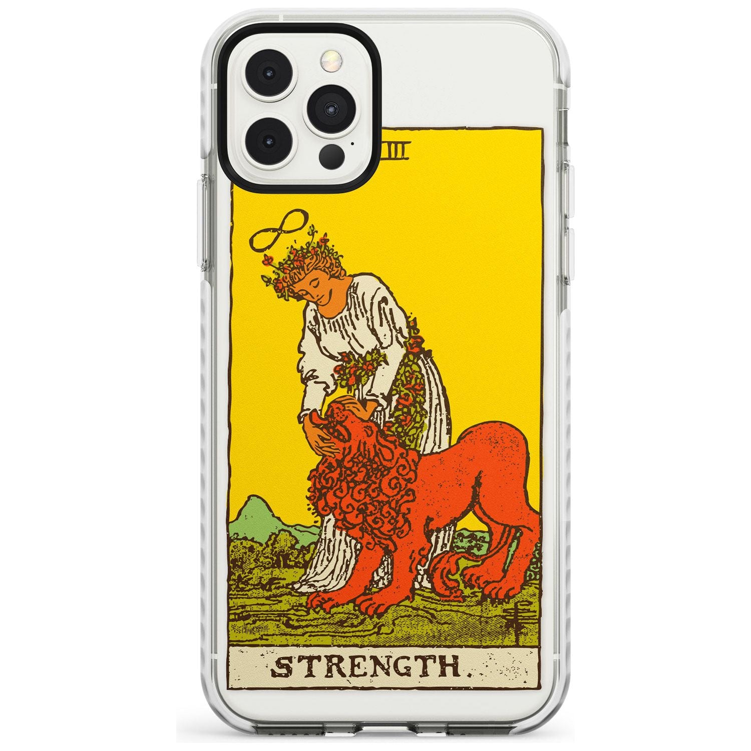Strength Tarot Card - Colour Slim TPU Phone Case for iPhone 11 Pro Max