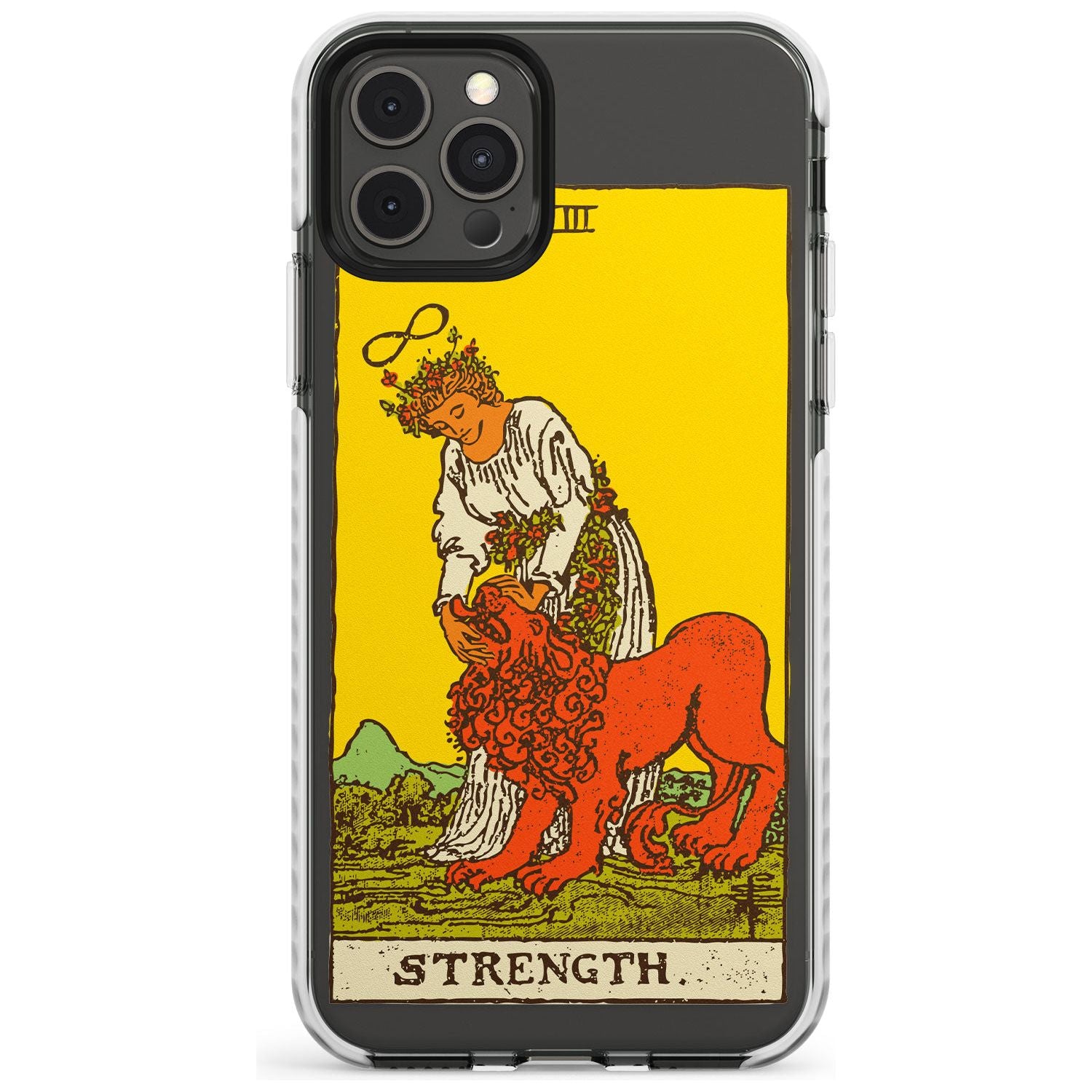 Strength Tarot Card - Colour Slim TPU Phone Case for iPhone 11 Pro Max