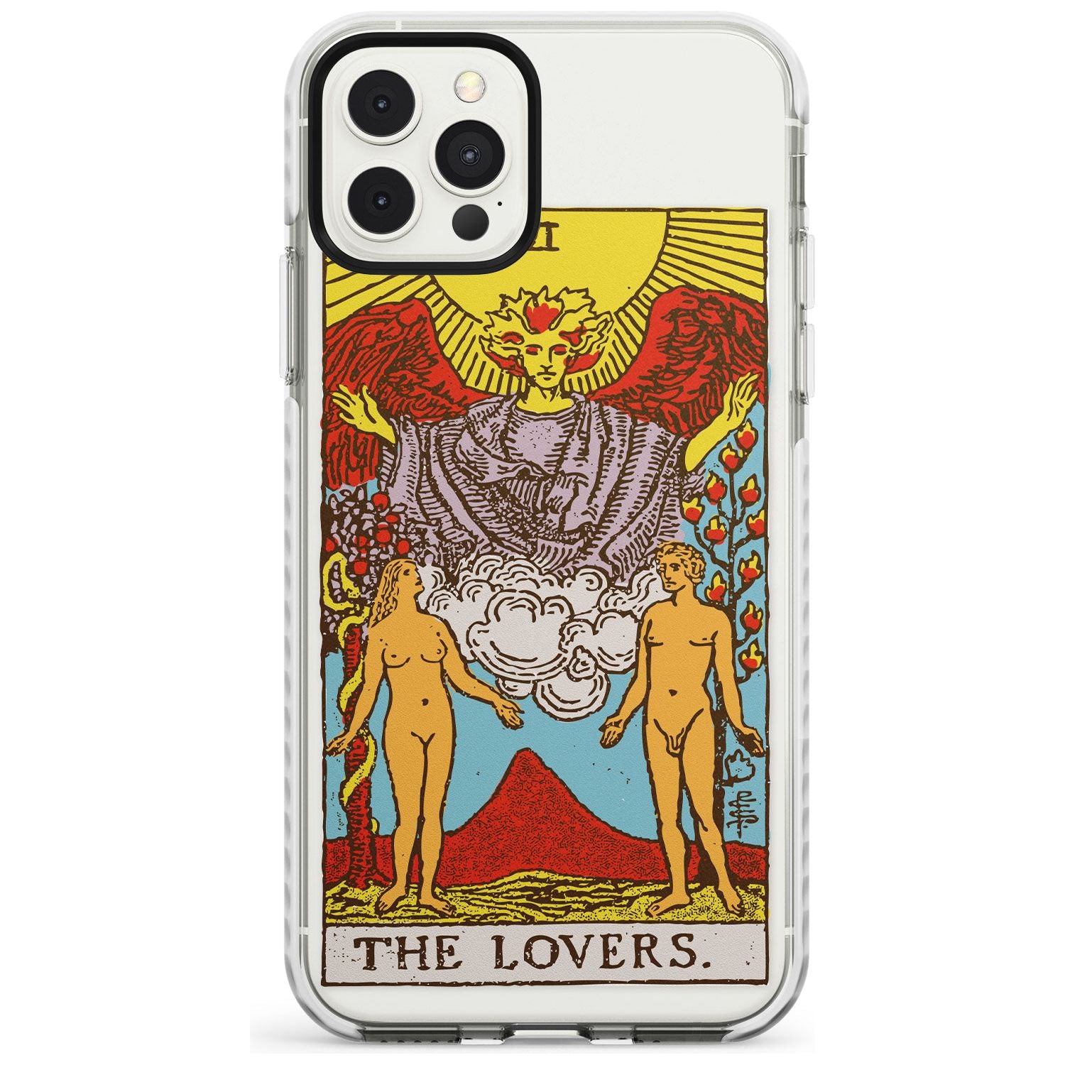 The Lovers Tarot Card - Colour Slim TPU Phone Case for iPhone 11 Pro Max