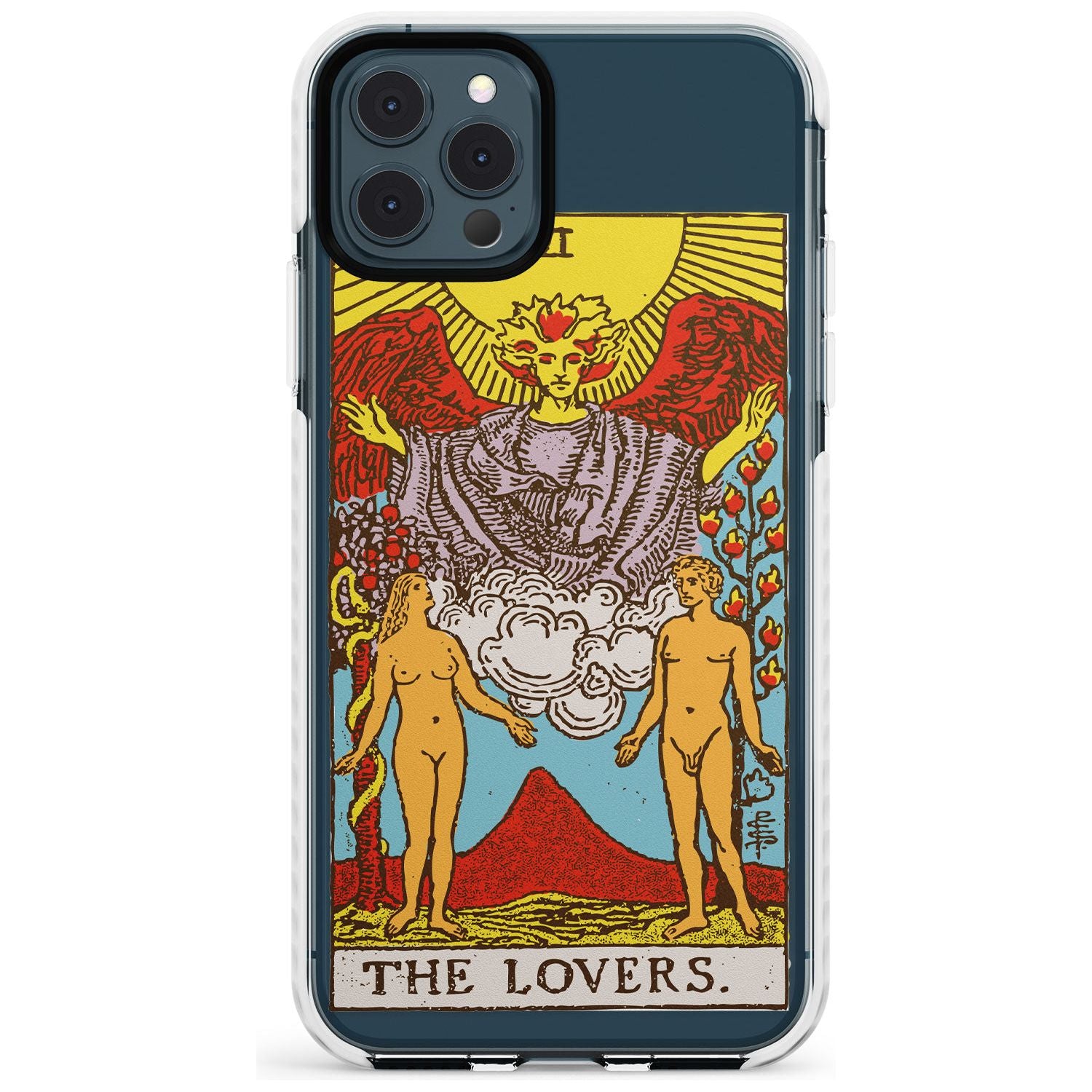 The Lovers Tarot Card - Colour Slim TPU Phone Case for iPhone 11 Pro Max